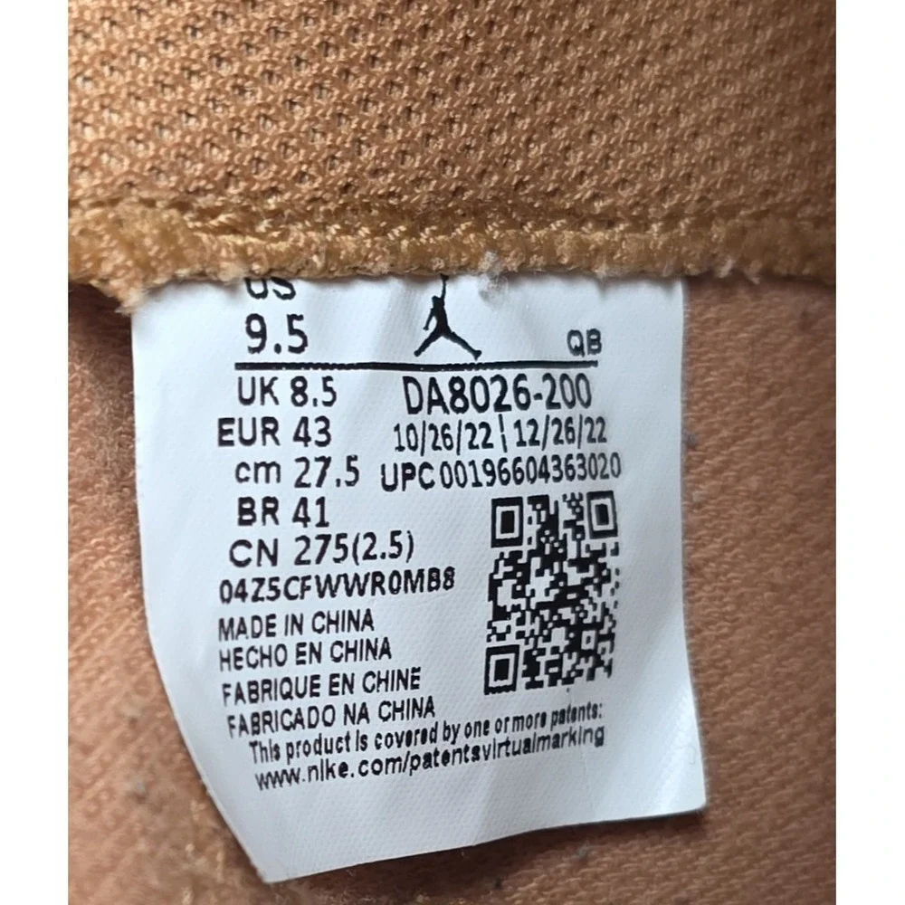 Jordan Series Mid DA8026-200 Flax/Sail/Sail Sneaker Shoes Mens Size 9.5